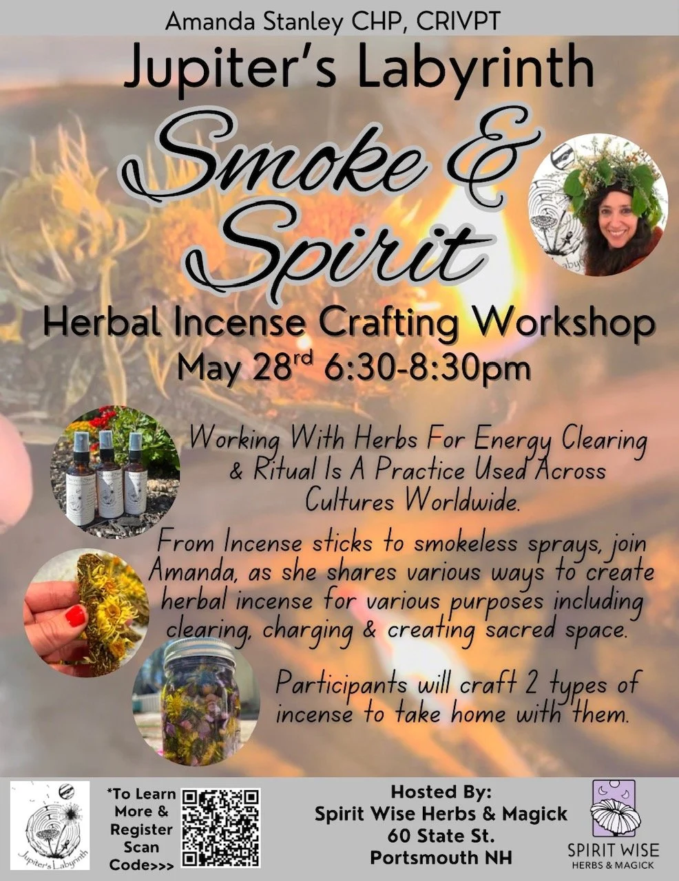 Smoke &amp; Spirit Incense Crafting with Jupiter's Labyrinth