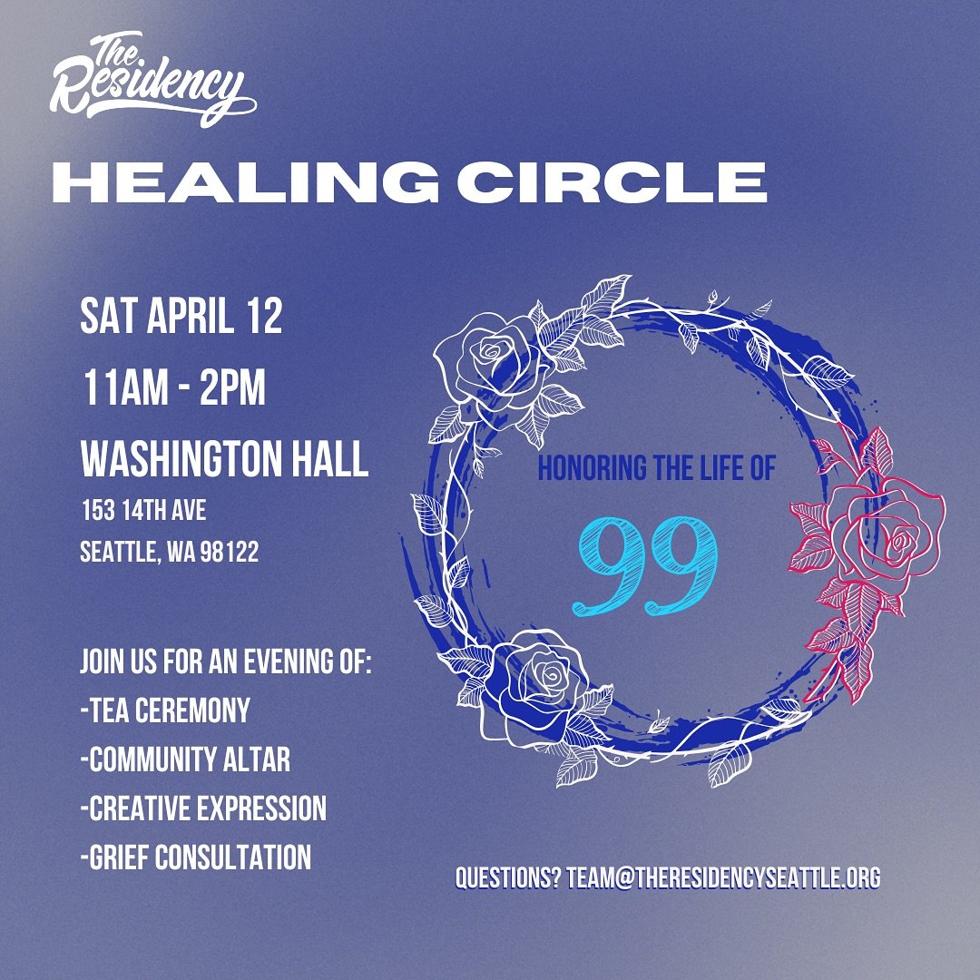 As an agency, we understand the emotional toll that loss can bring. Grief is not linear. That&rsquo;s why it is The Residency&rsquo;s pleasure to invite you to our Healing Circle. 

Join us as we honor and mourn our Alumni Gesani Martinez, a.k.a 99st