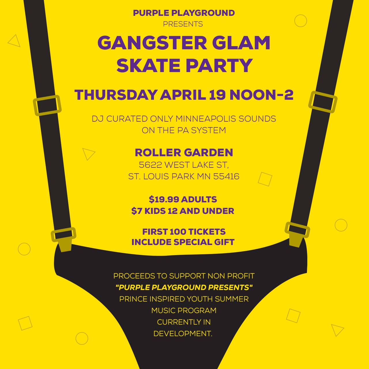 Purple Playground Presents: Gangster Glam Skate Party