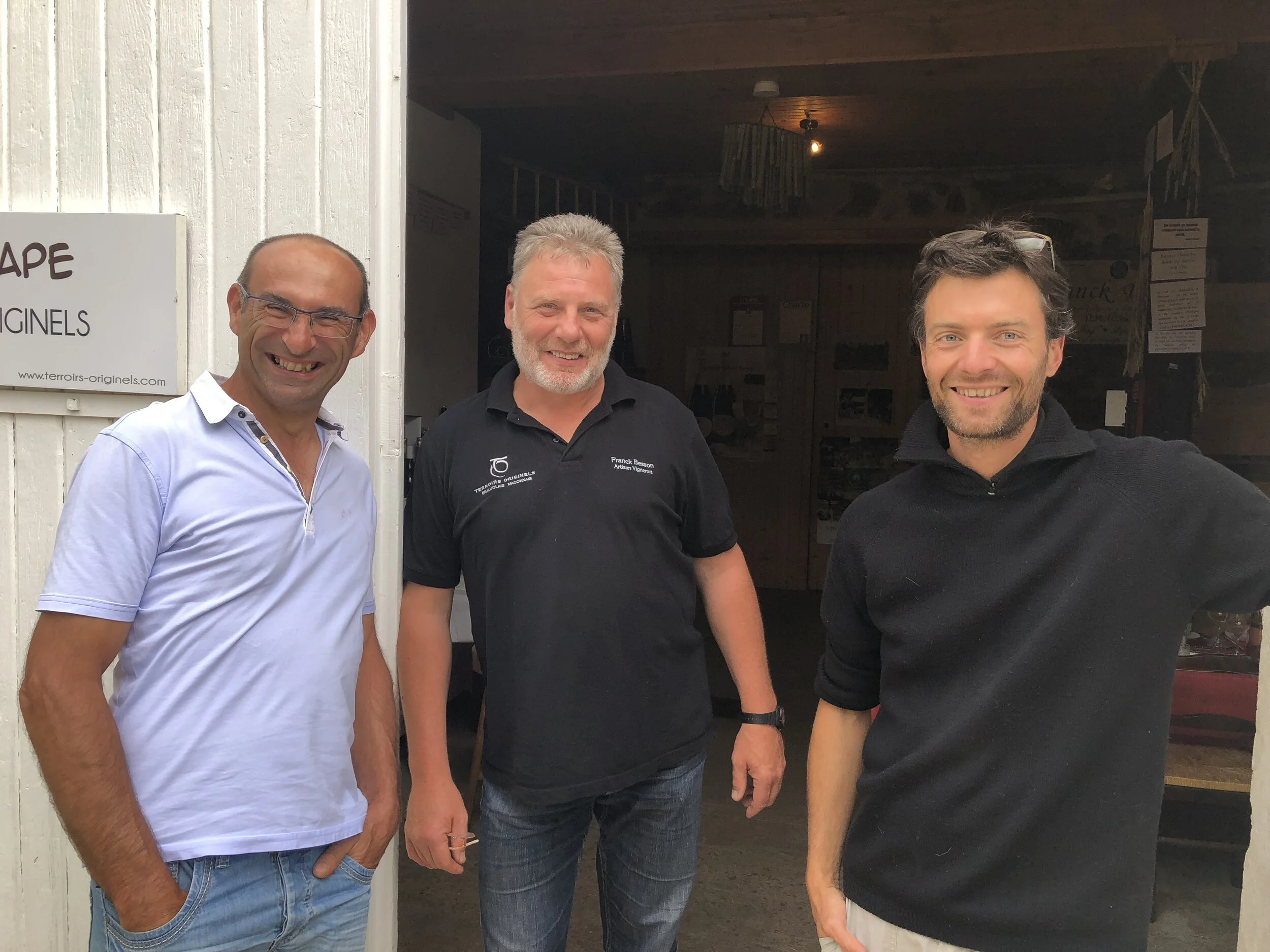 Winemaker friends in Beaujolais
