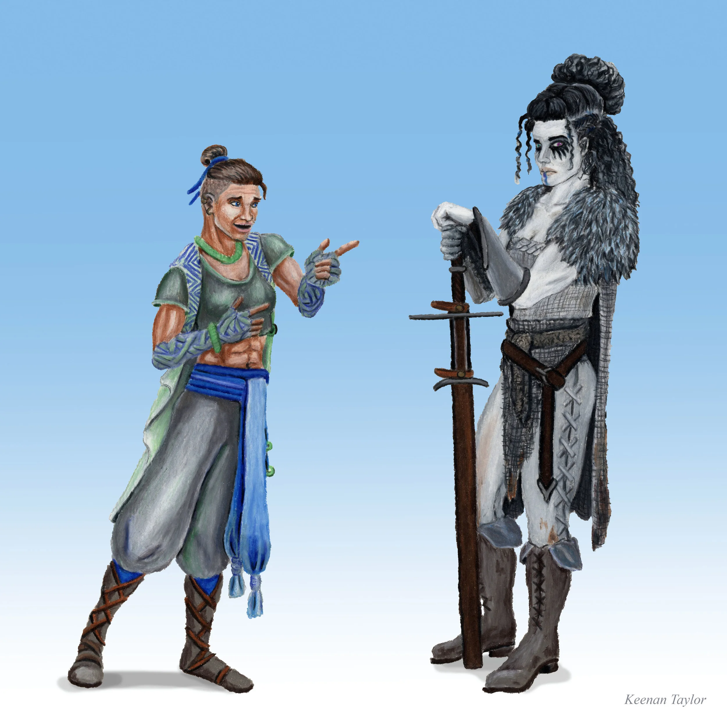 Beauregard and Yasha Fanart