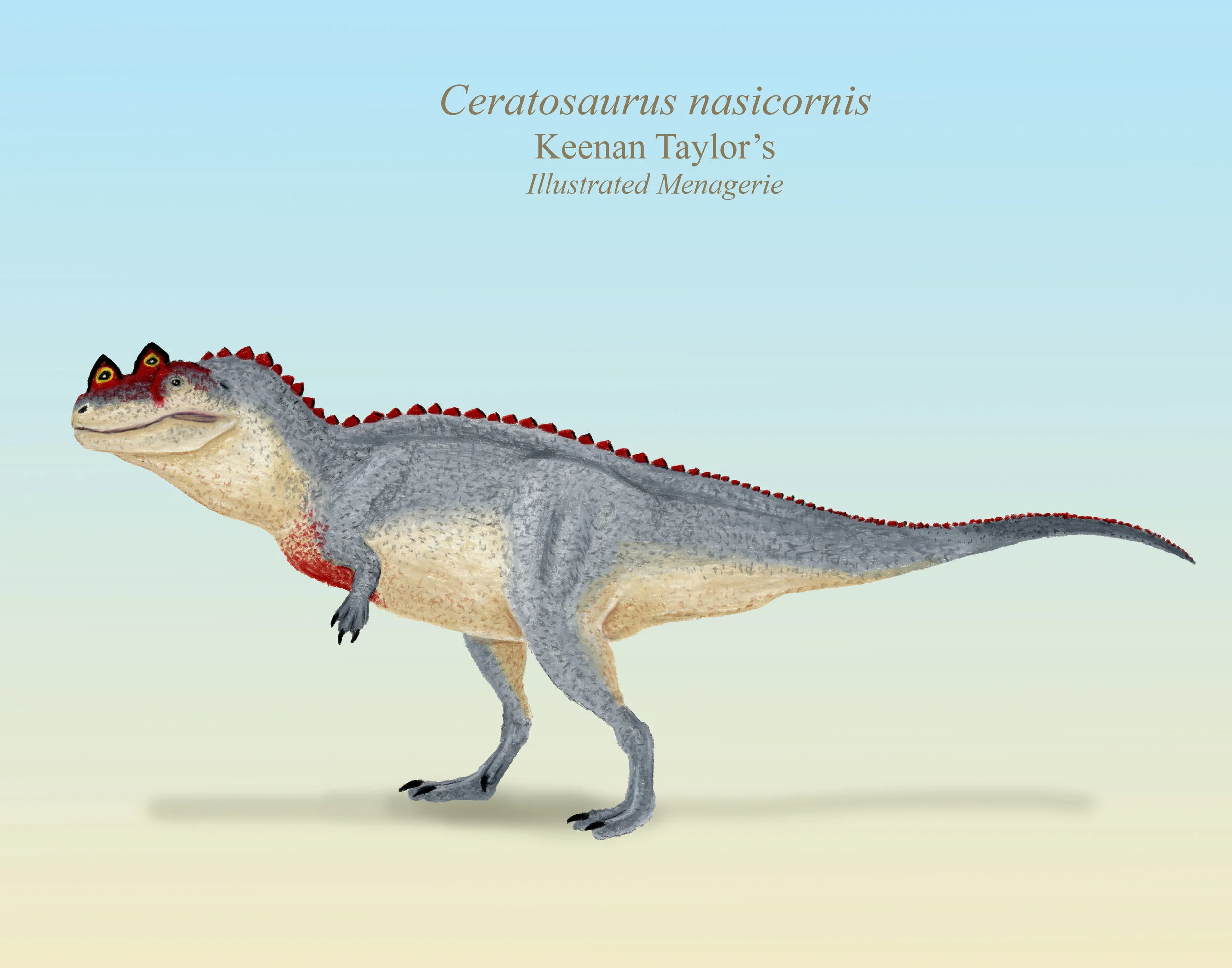 Ceratosaurus lateral