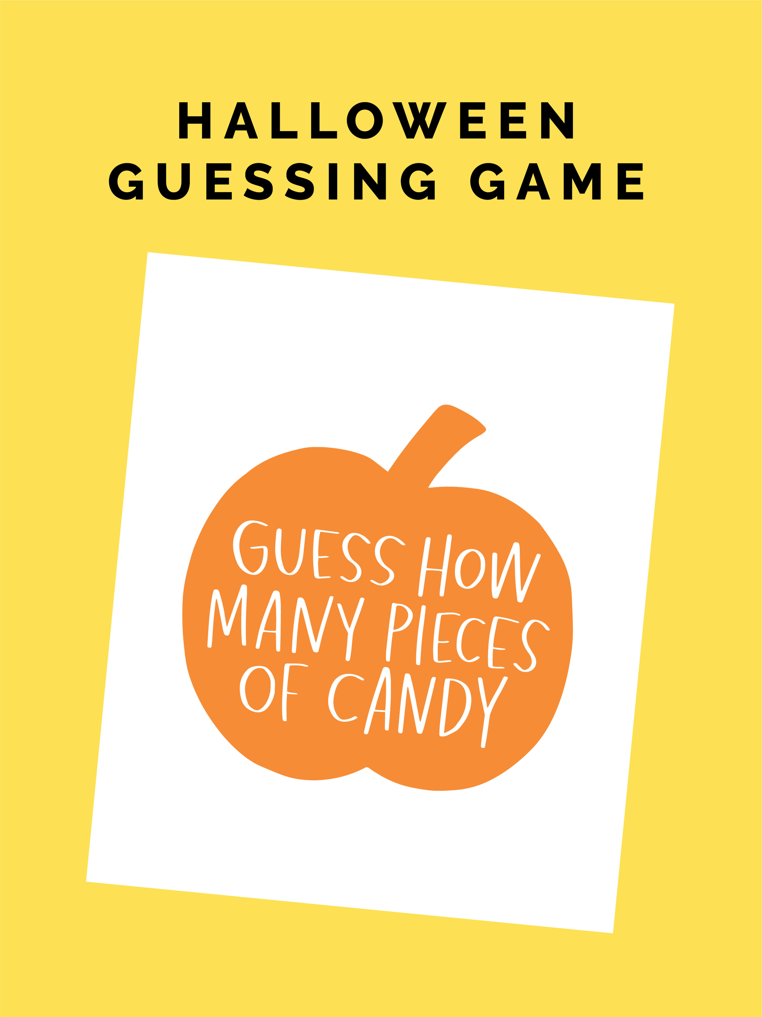 halloween candy guess