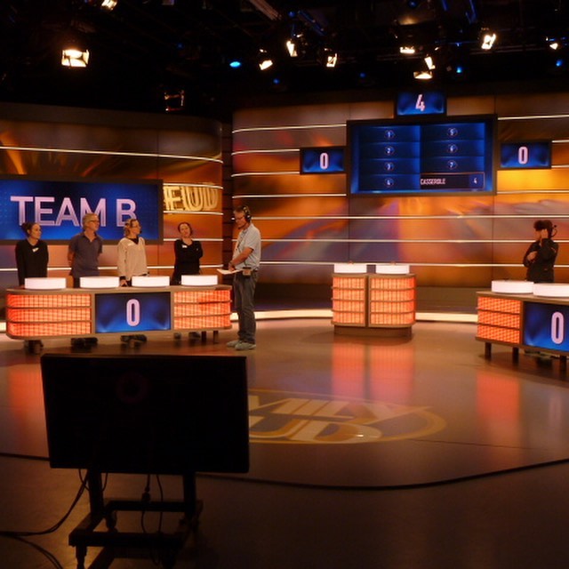 Family Feud set we built here in our workshop in Melbourne,
Transported and installed at the Channel 10 Studio in Sydney.
Huge effort from the team!