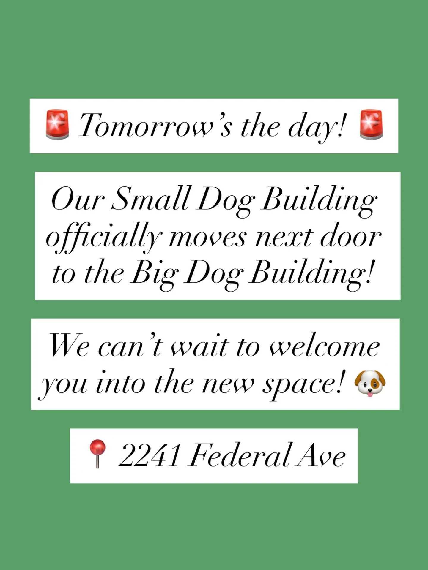 See you there! 🐾🐶🦴🐕