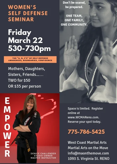 Women’s Self Defense Seminar