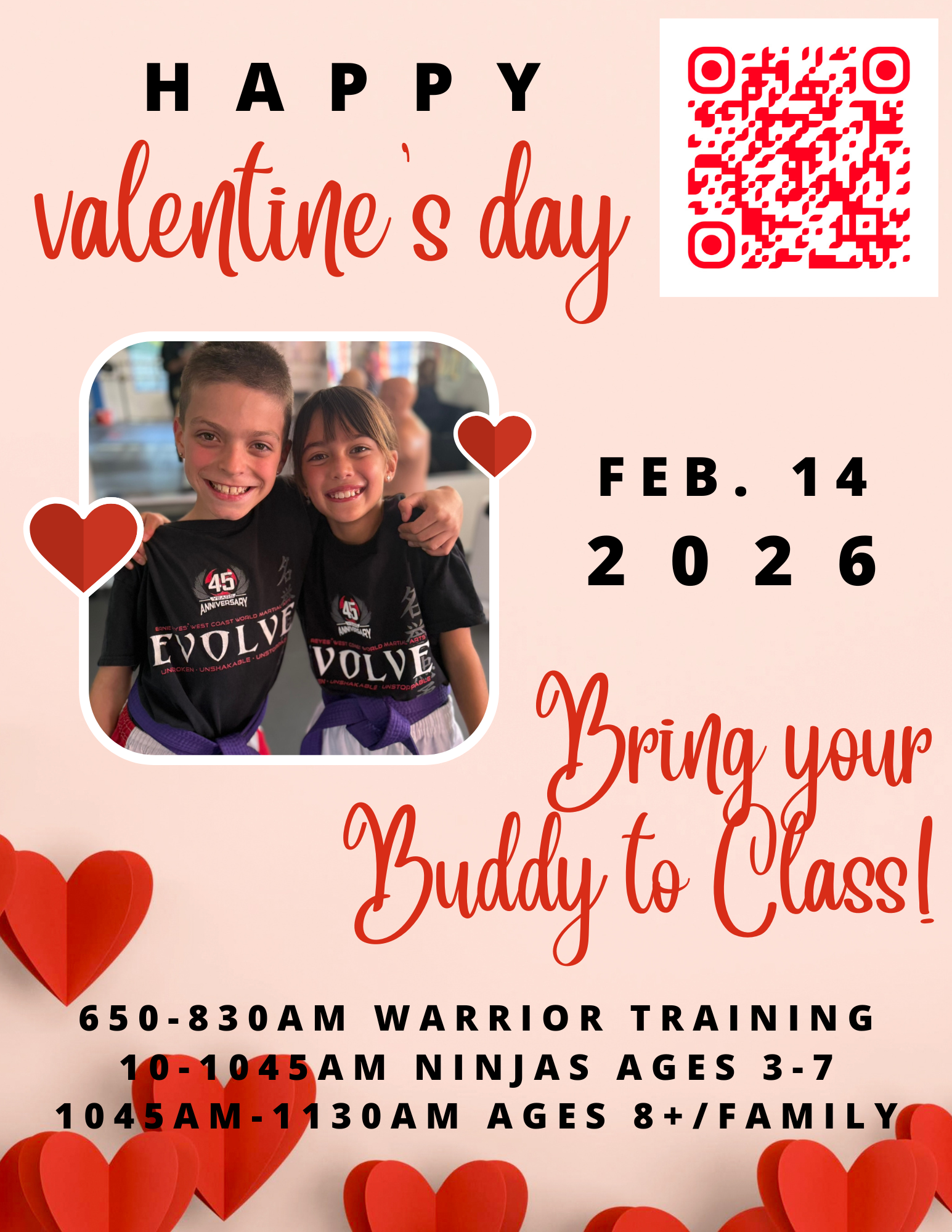 Valentine's Day Buddy Class