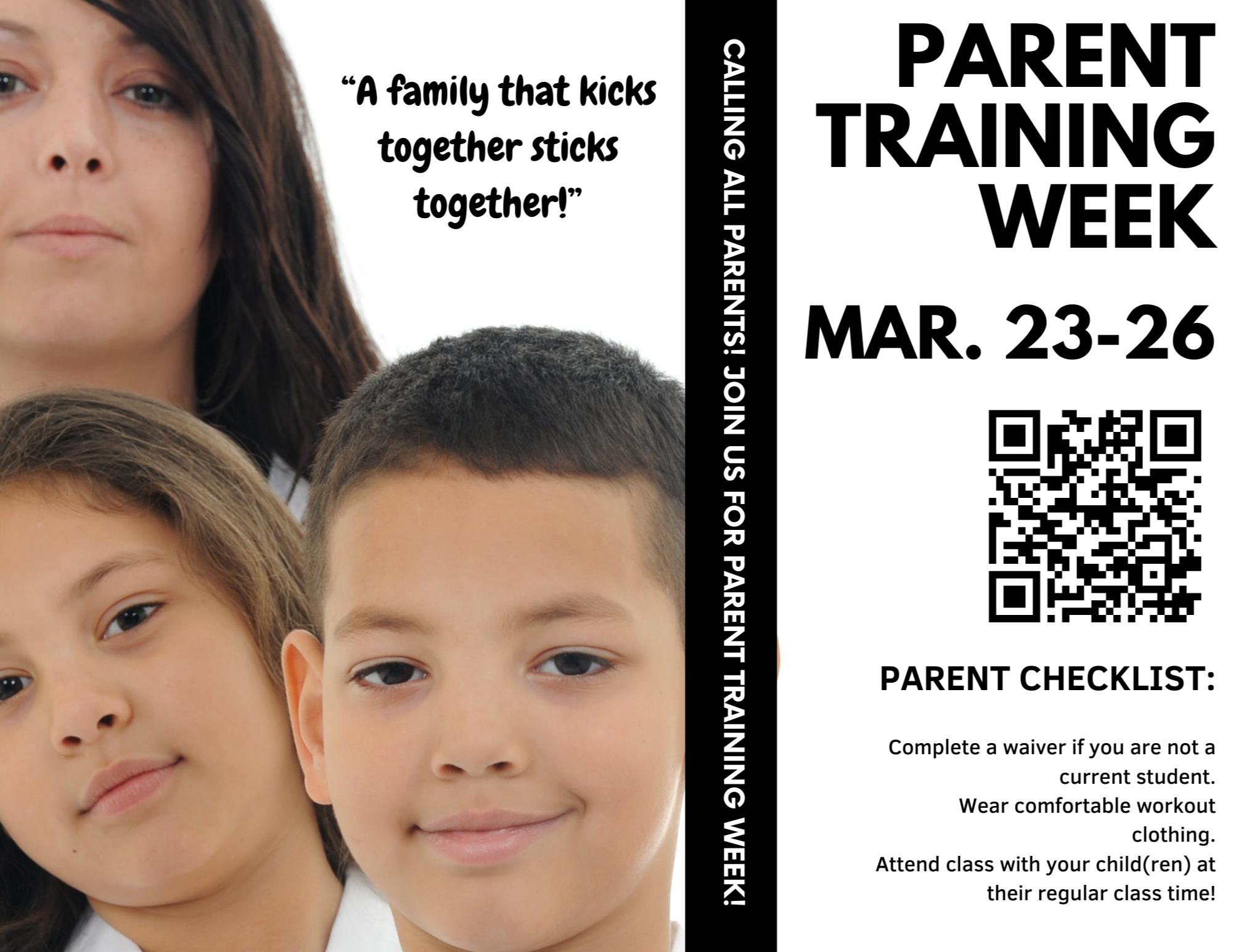 PARENT TRAINING WEEK