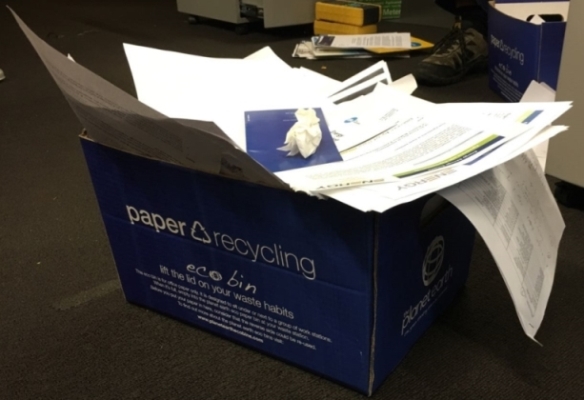  …And more paper... 