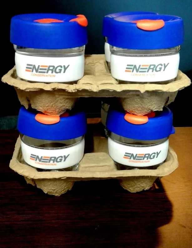  Clean cups ready for return. 