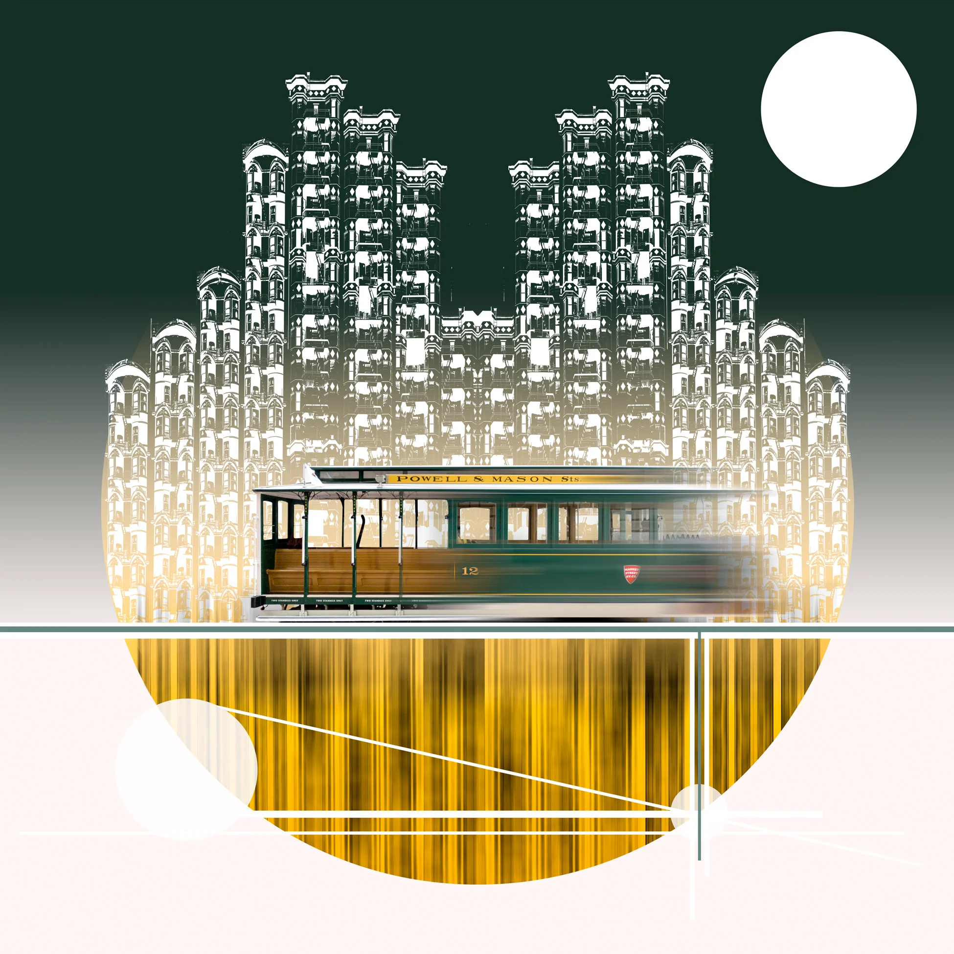 Powell/Hyde Car, Market Street Railway Company No.12 Built 1896