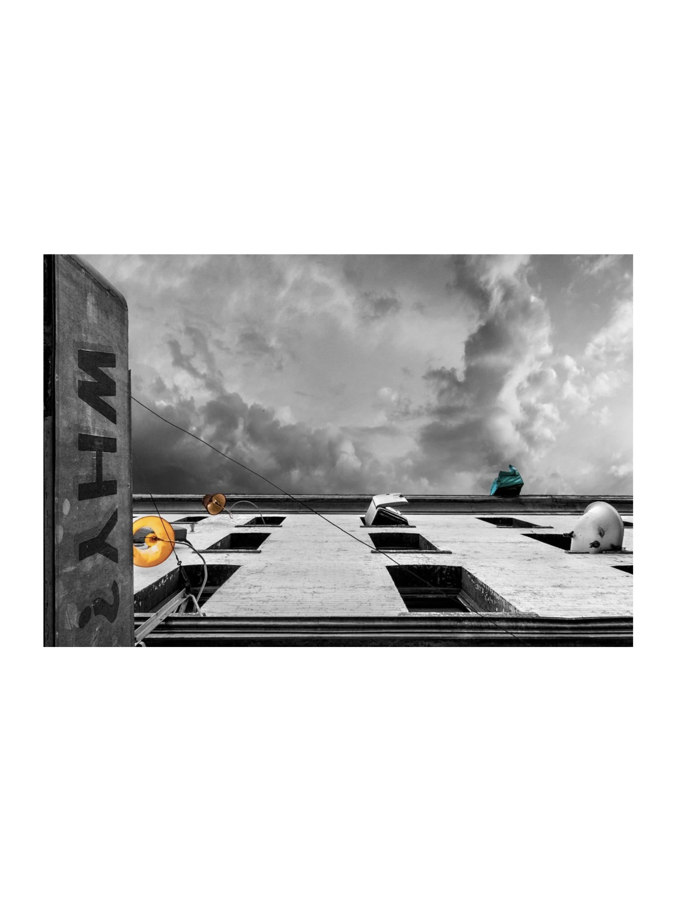 Defenestration #4 (B&W)