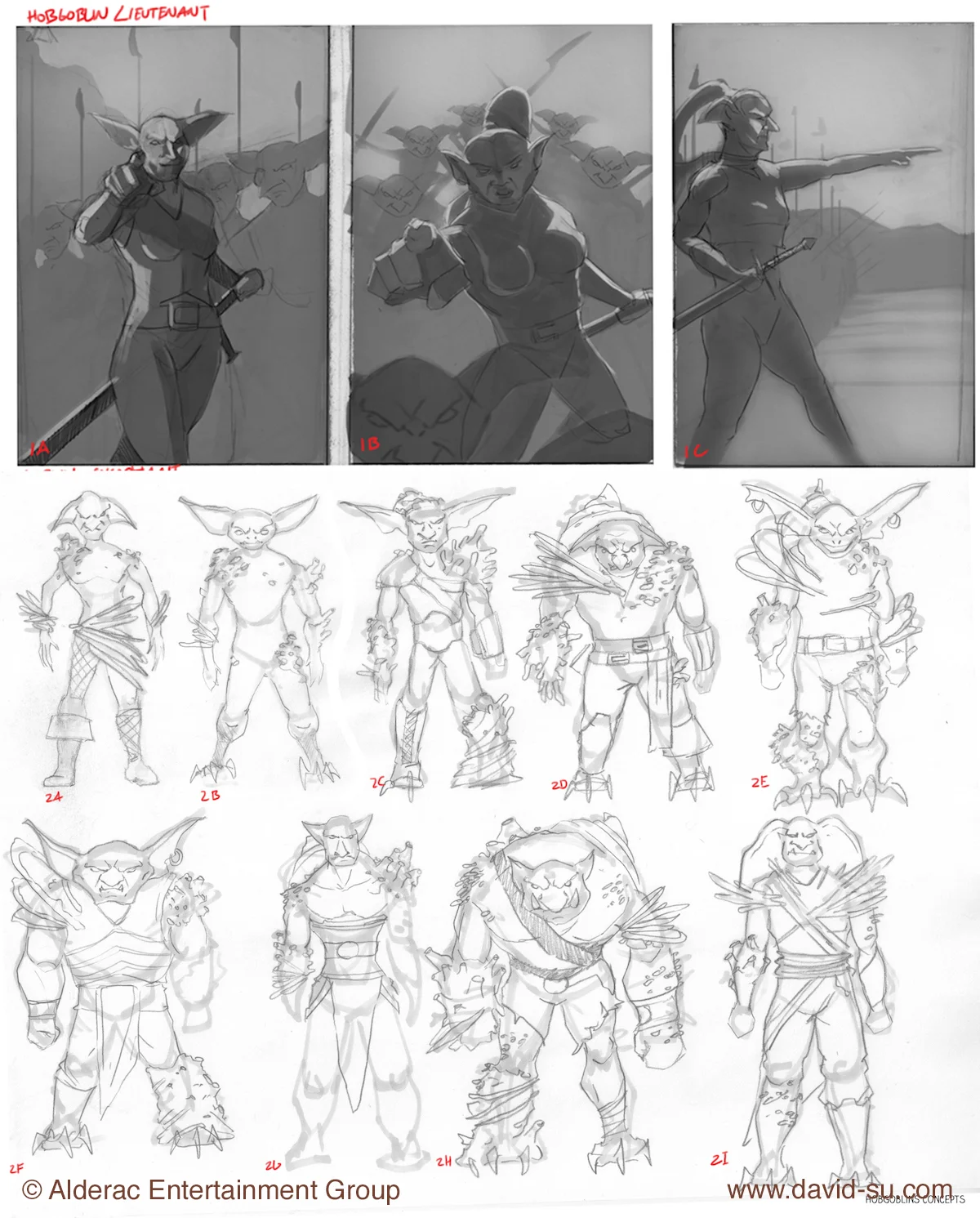 Hobgoblin Thumbnails/Concepts