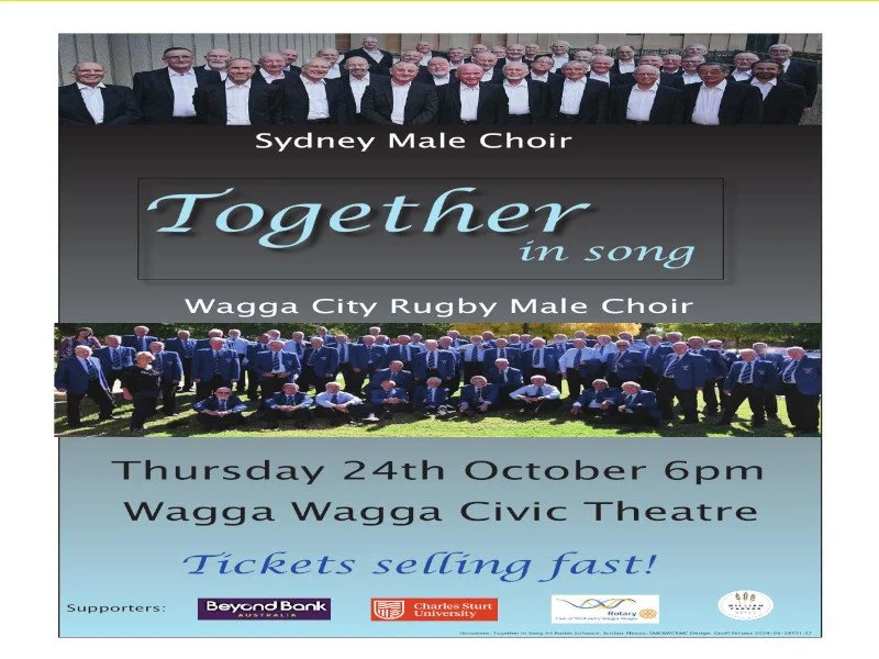 "The 6th concert on our South West Regional Tour in Wagga Wagga