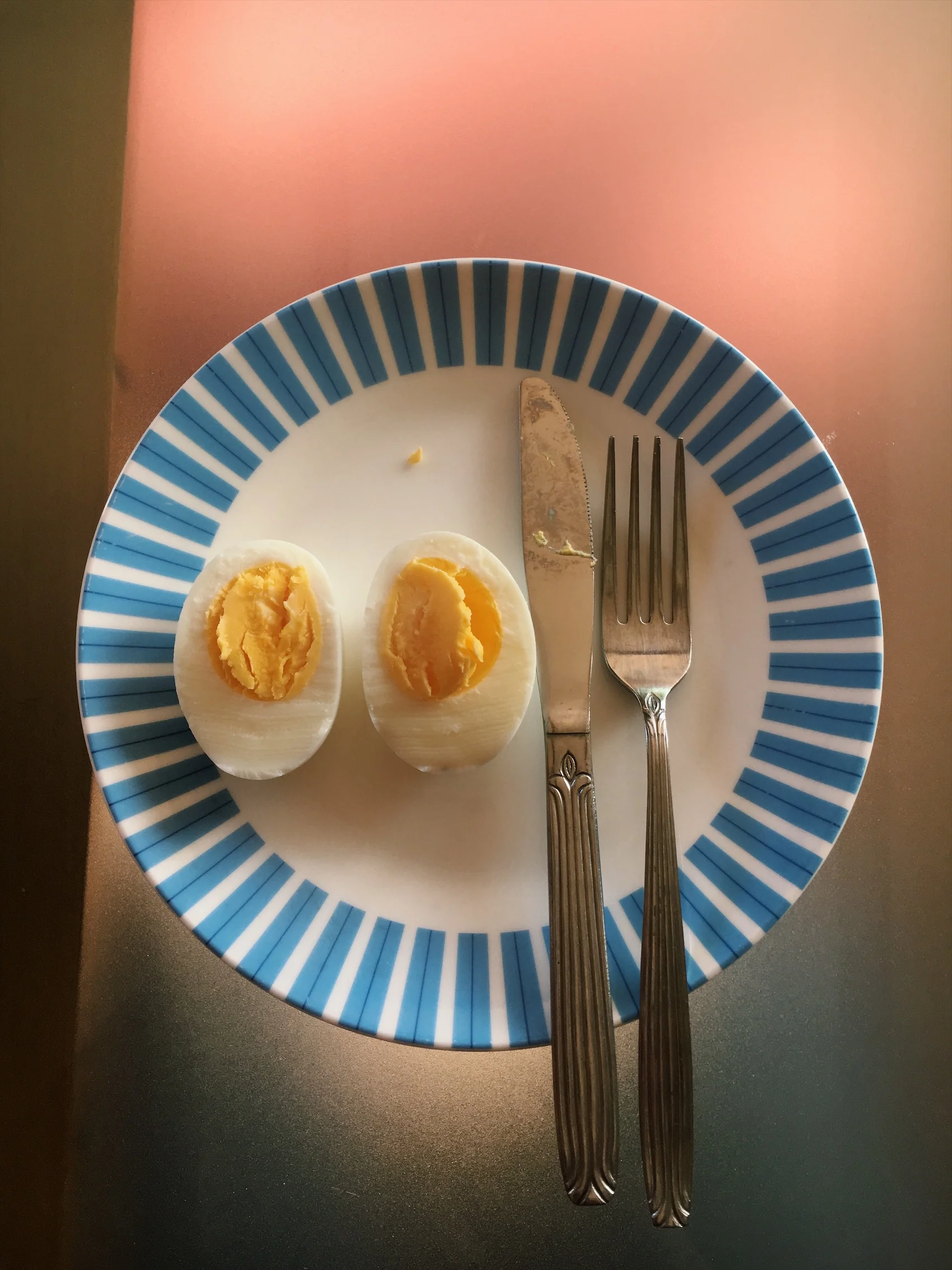 The best Saturday: eating an egg.