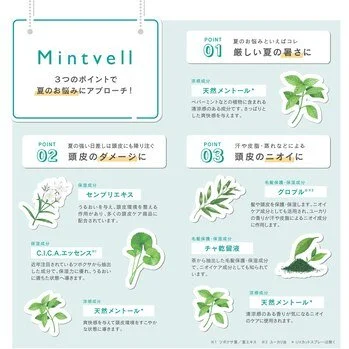 夏にぴったり、ひんやりシャンプー！