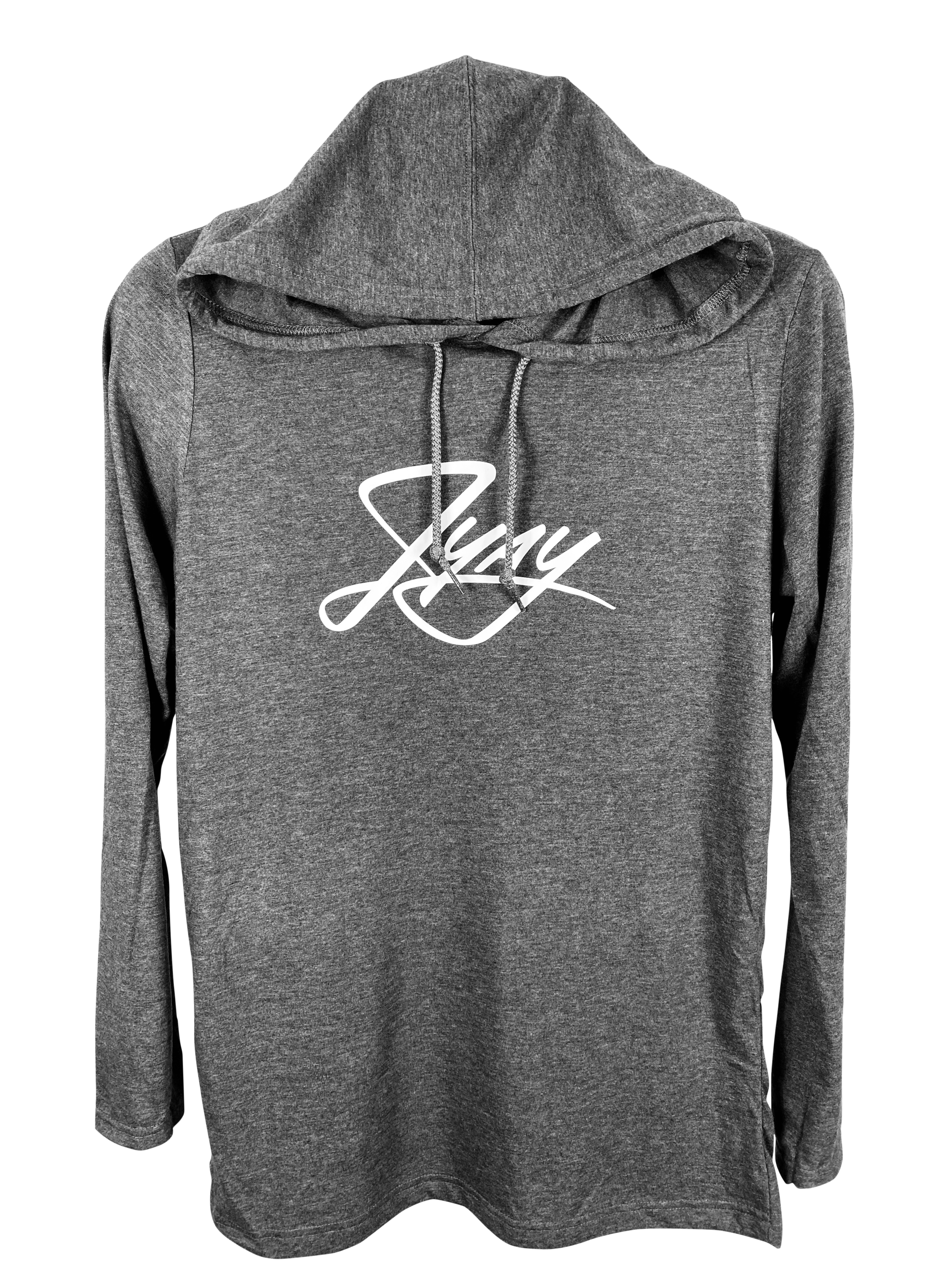 thin grey hoodie