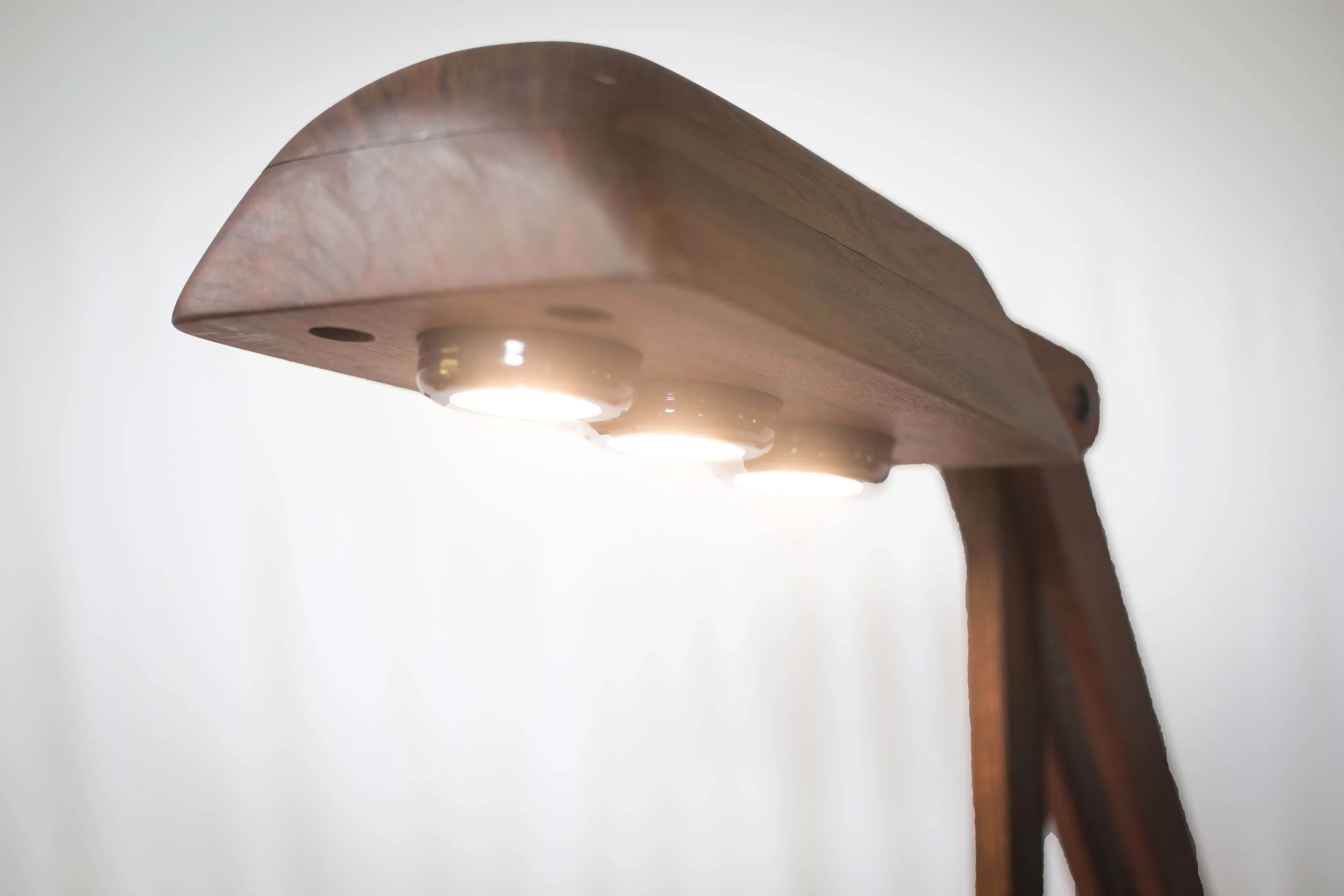 Walnut Floor Lamp