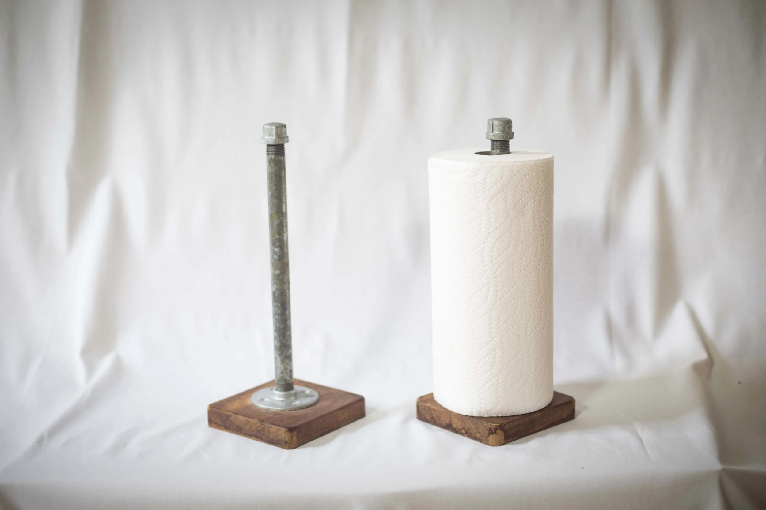 Ipe & Pipe Paper Towel Holder