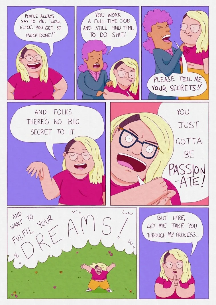 Comic from Heaps Issue 4 - Drive