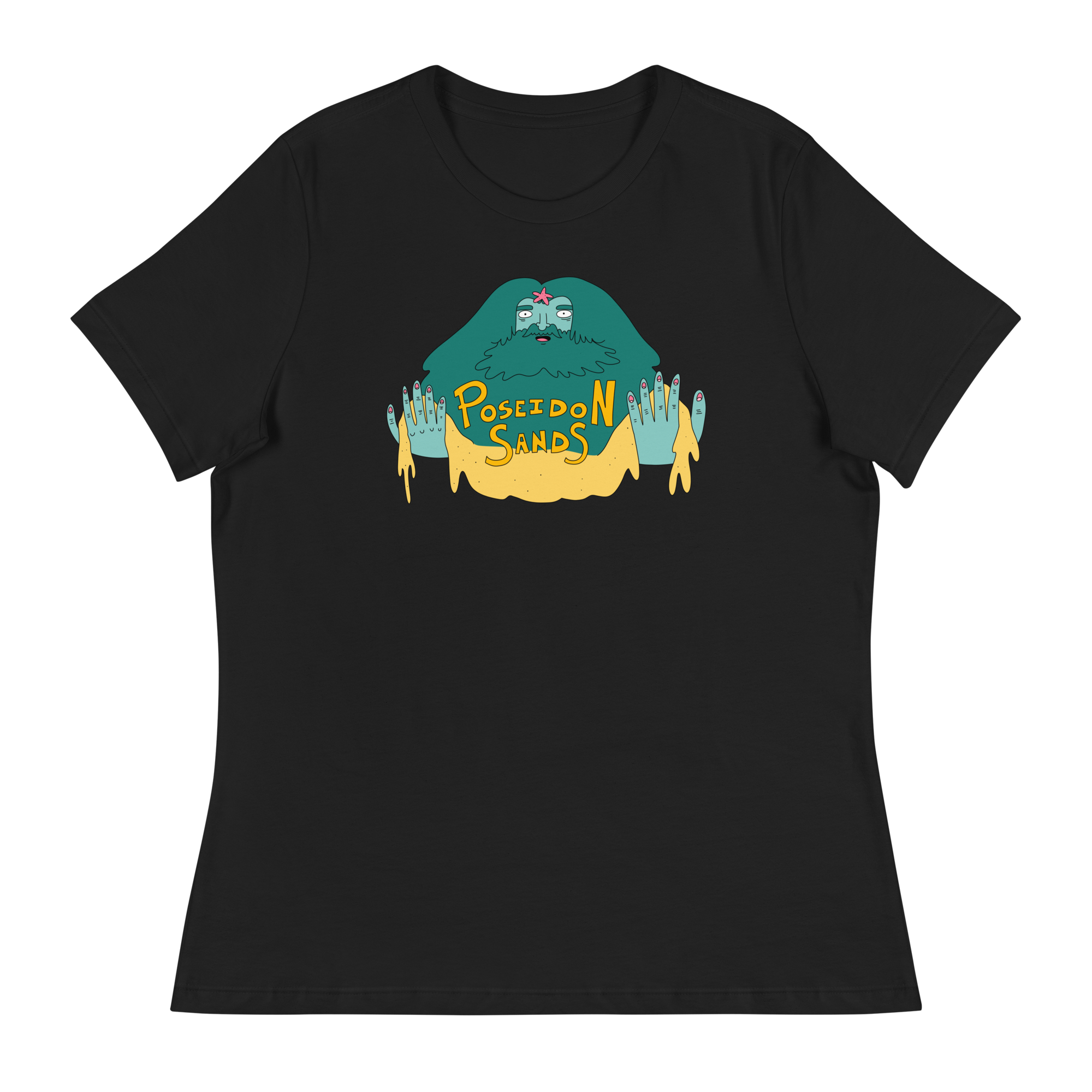 womens-relaxed-t-shirt-black-front-63620a2e95461.png