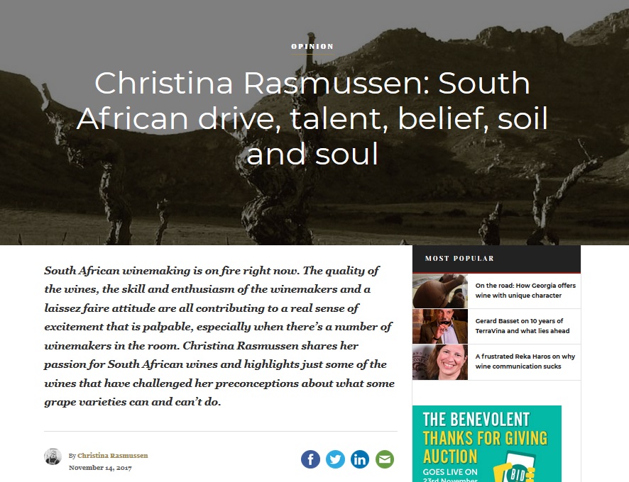 South Africa: soil and soul