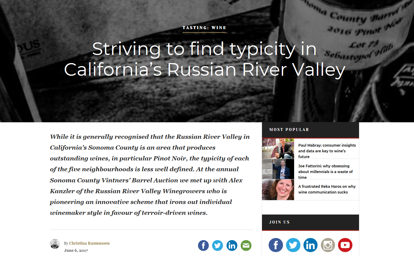Subdividing the Russian River Valley