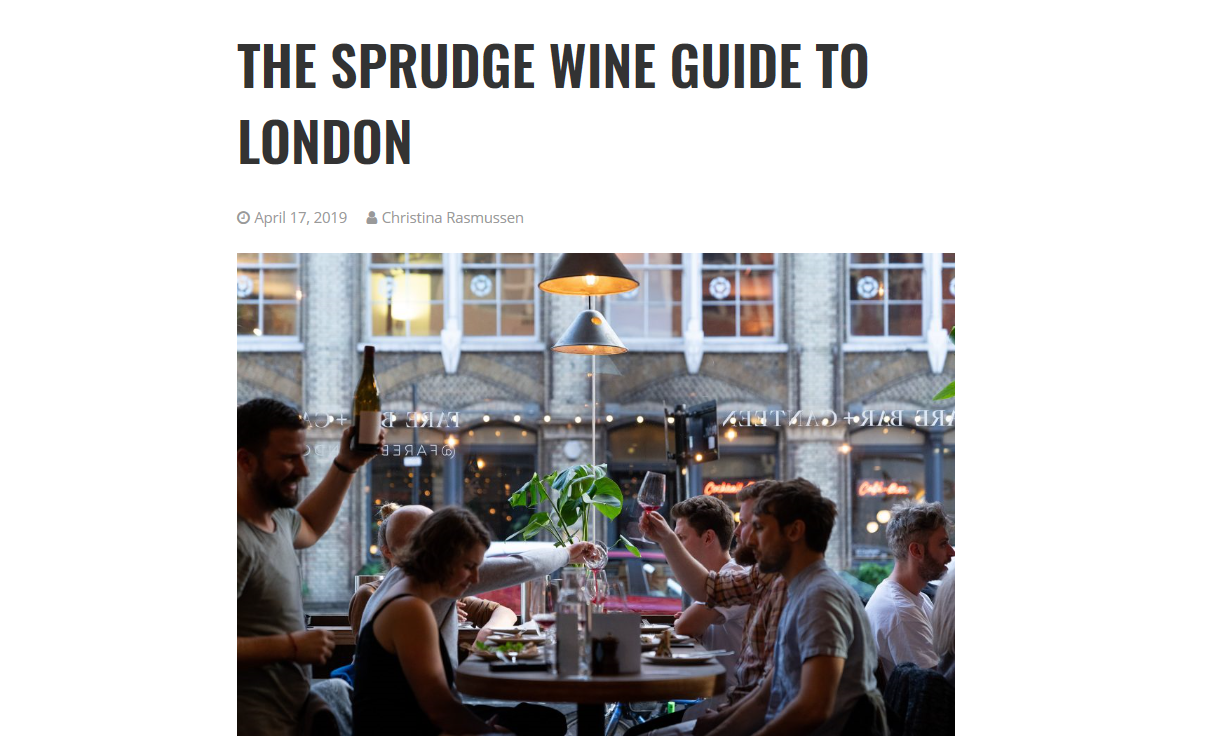 London Wine Guide