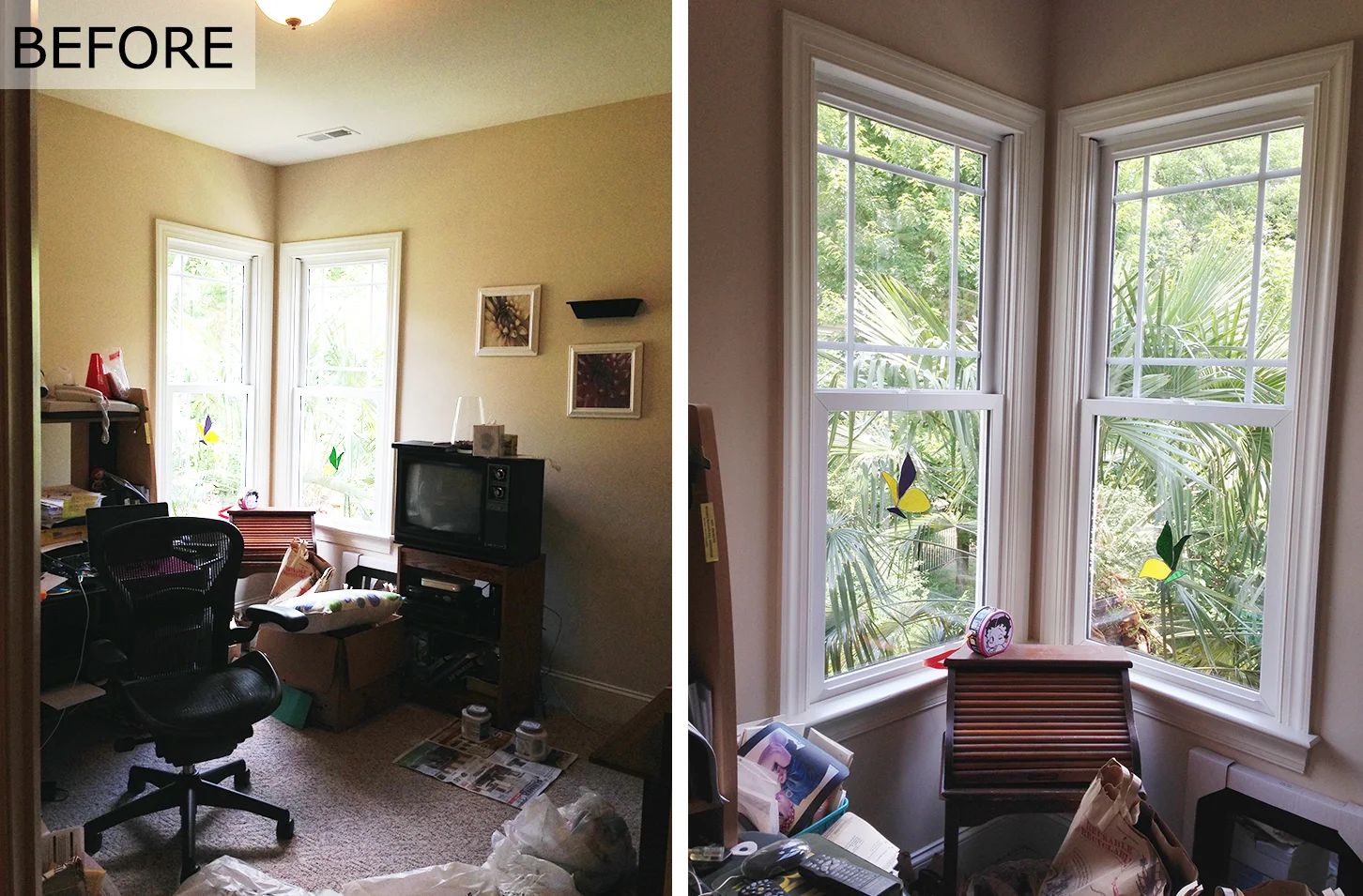 PROJECT | TROPICAL G - FROM JUNK ROOM TO OFFICE
