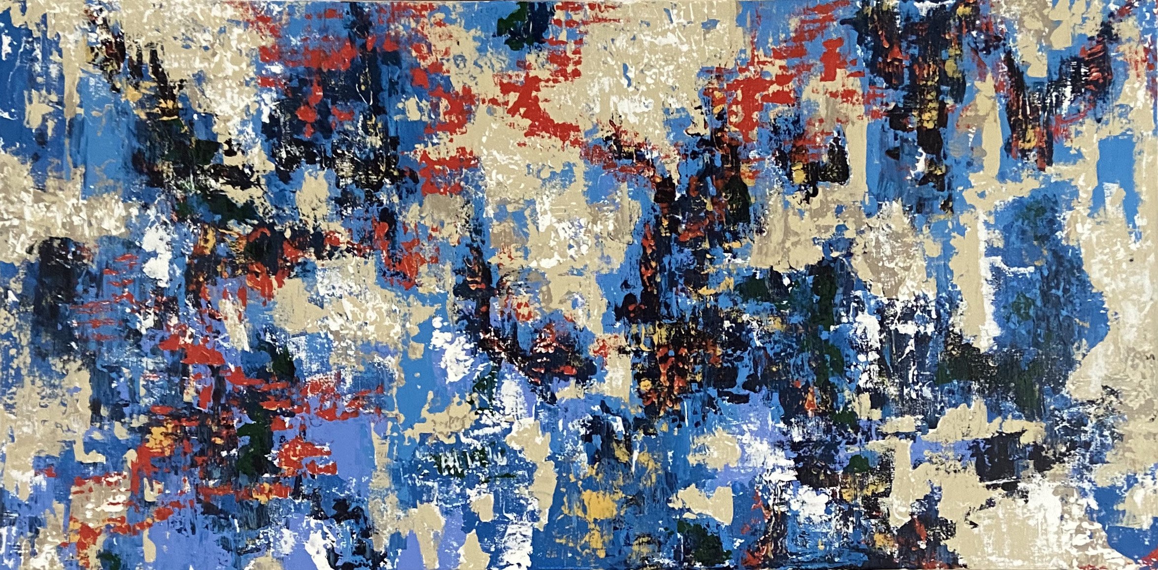 Title: Soaree', 24x48 - Diptych