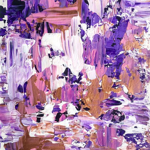 PURPLE RUSH, 9x13 - Diptych