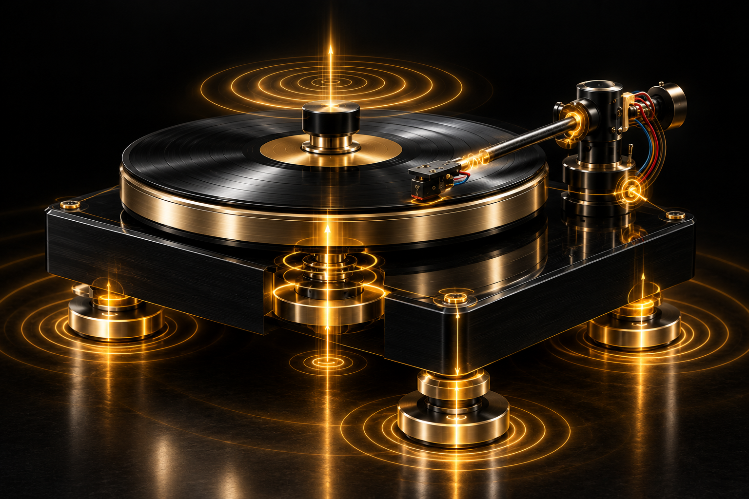 TURNTABLE
Mechanical Interface
Vibration, bearing energy, structural resonance and environmental feedback.