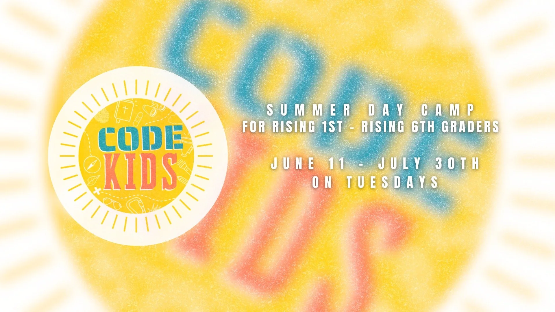 Code Kids Summer Day Camp: June 11 - July 30th on Tuesdays