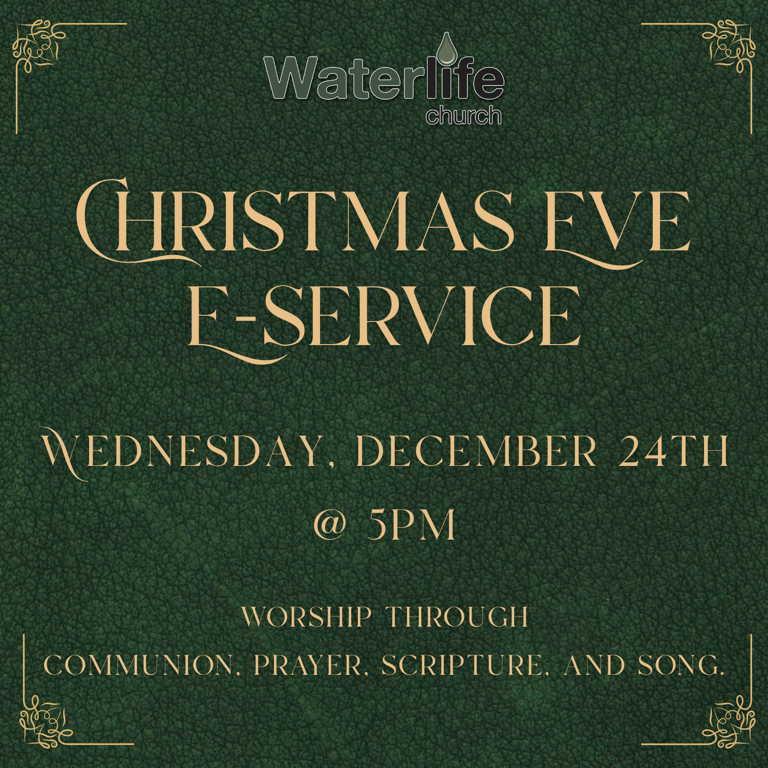 CHRISTMAS EVE COMMUNION SERVICE