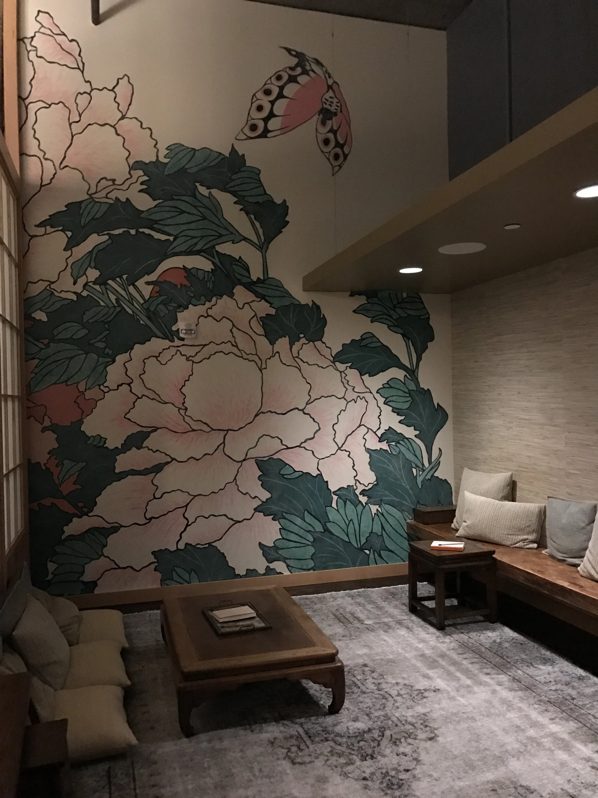 The beautiful treatment waiting room