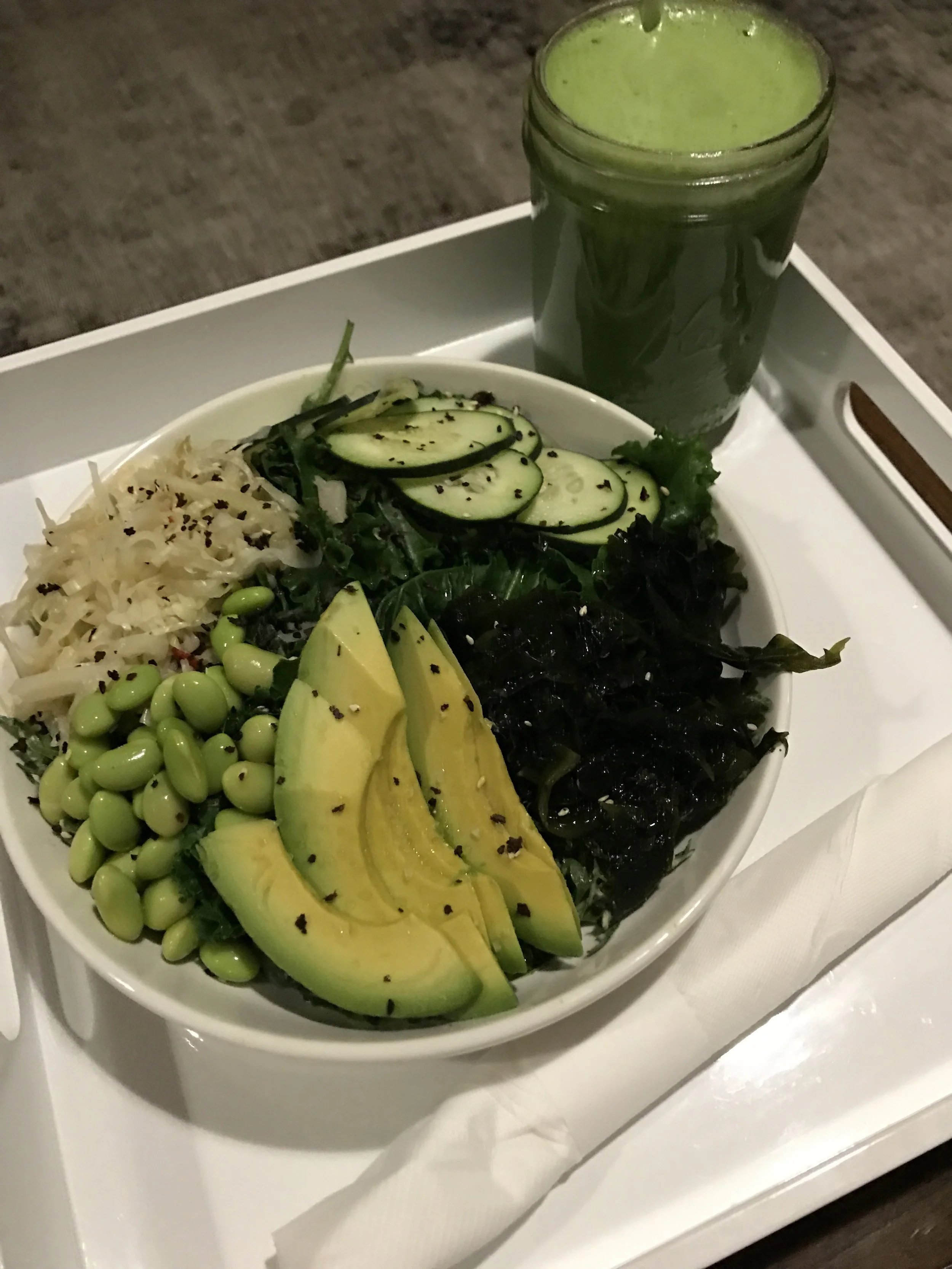 Root Cafe Greens Bowl + Skin Toner