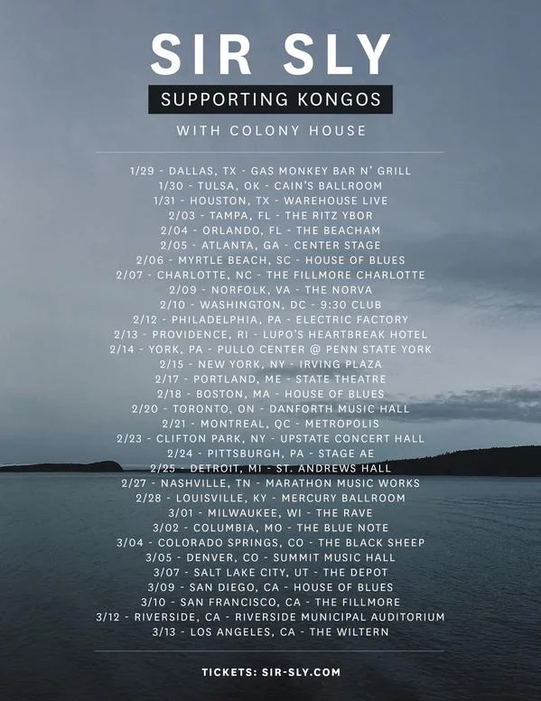 Just Announced: KONGOS Tour With SIR SLY
