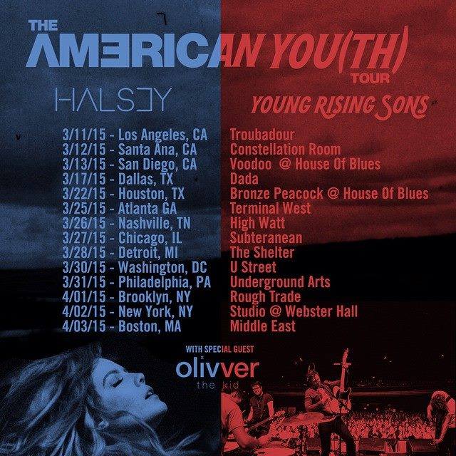 Preview - American Youth Tour feat. HALSEY, YOUNG RISING SONS and special guest OLIVVER