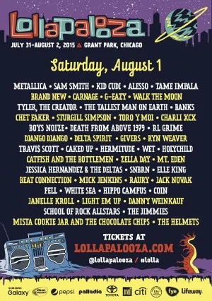 Lollapaolooza Preview: Saturday, August 1
