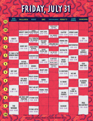 Lollapalooza Preview: Friday, July 31