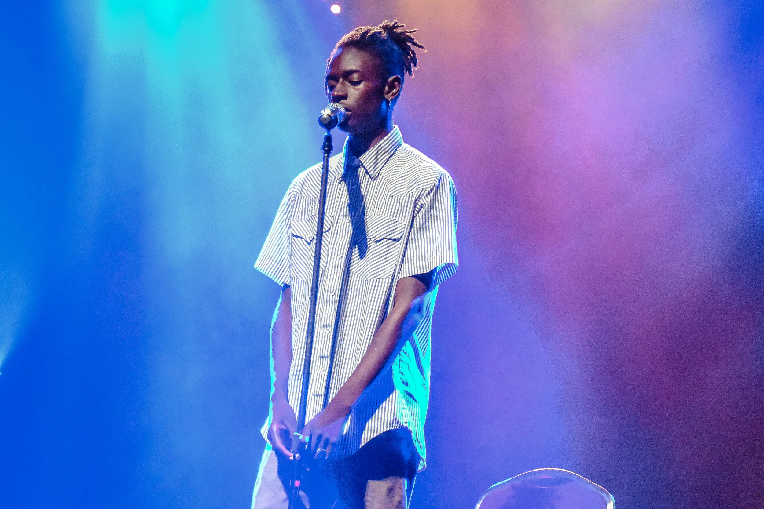 Khari Lucas of Contour at Charleston Music Hall. Photo by Meredith Wohl.