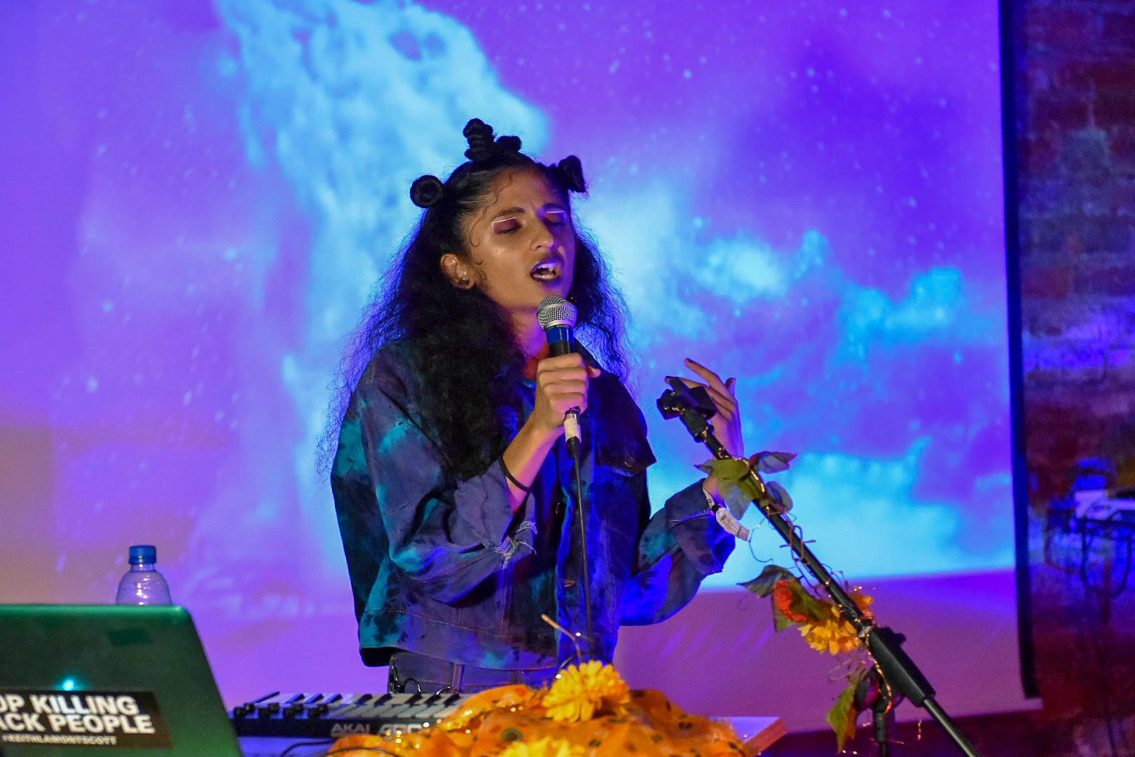 Anjali performing as Diaspoura at Hopscotch Music Festival on September 8.