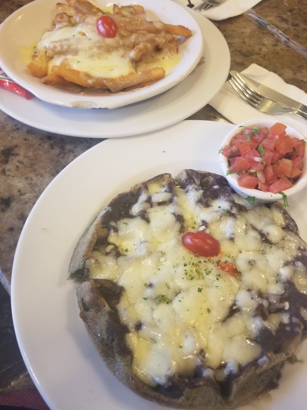 My photos look like crap, but the waffles were really good