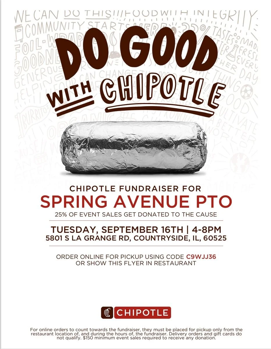 Chipotle Fundraiser