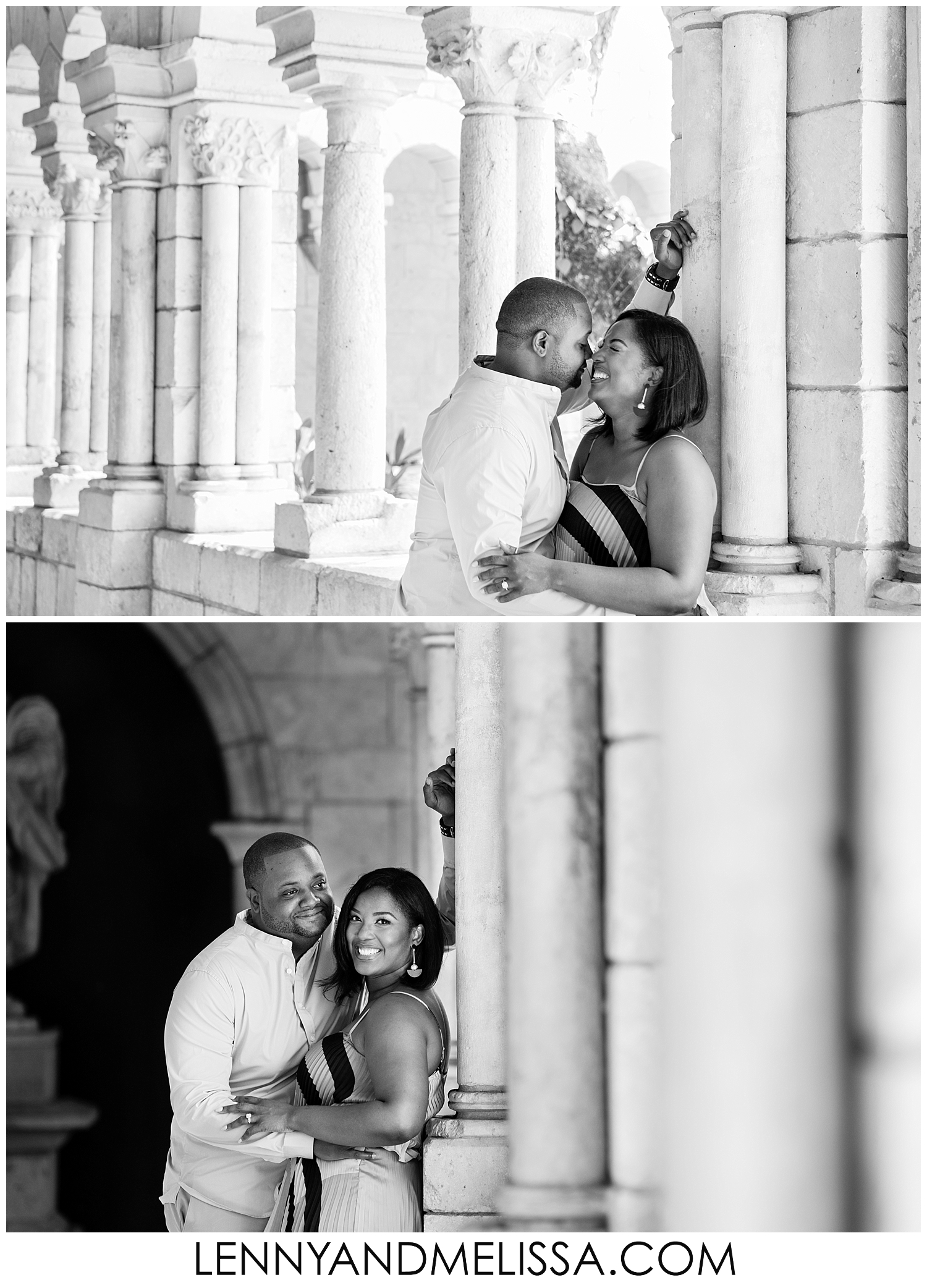 Spanish Monastery Engagement Photos