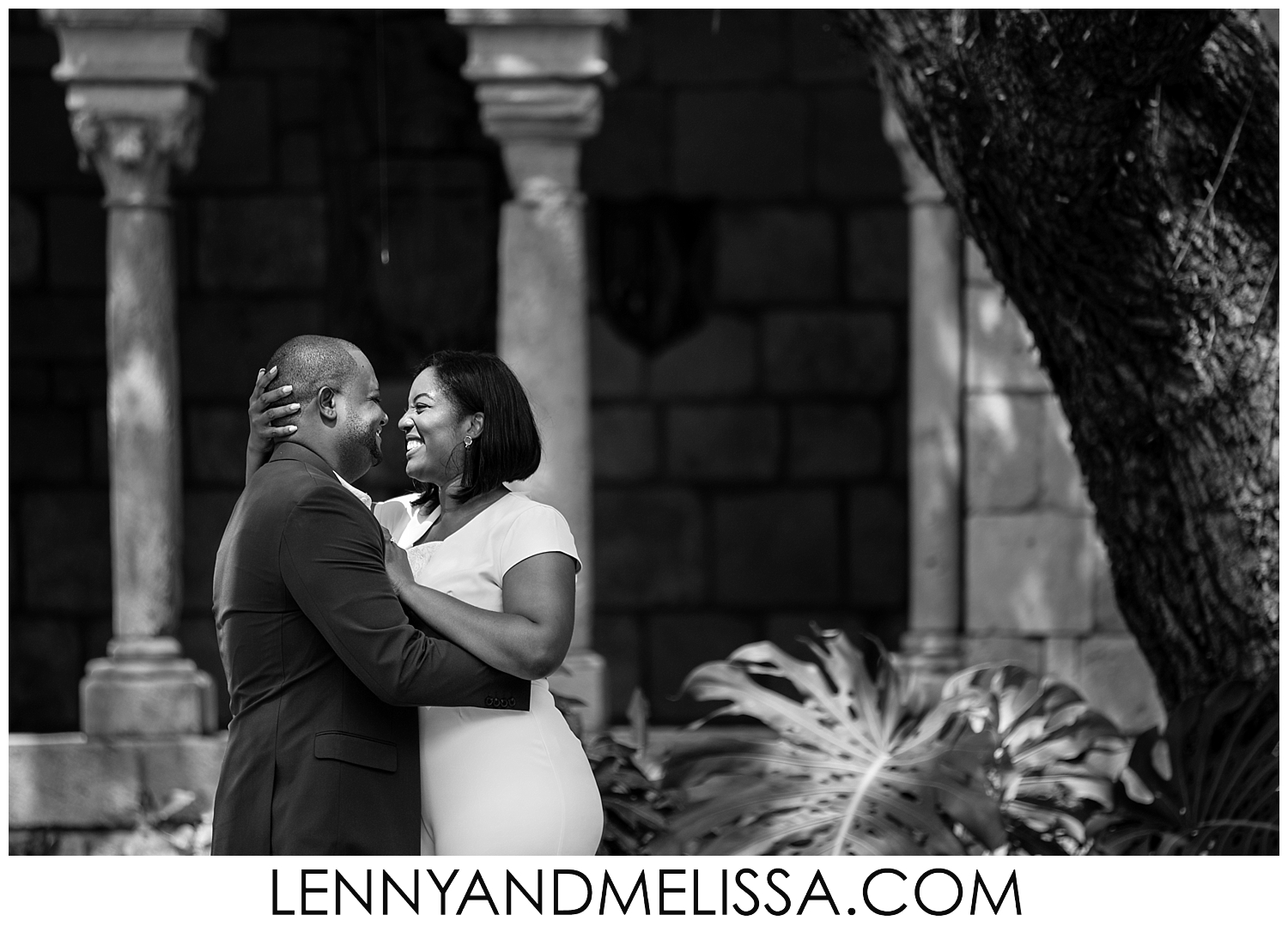 Spanish Monastery Engagement Photos
