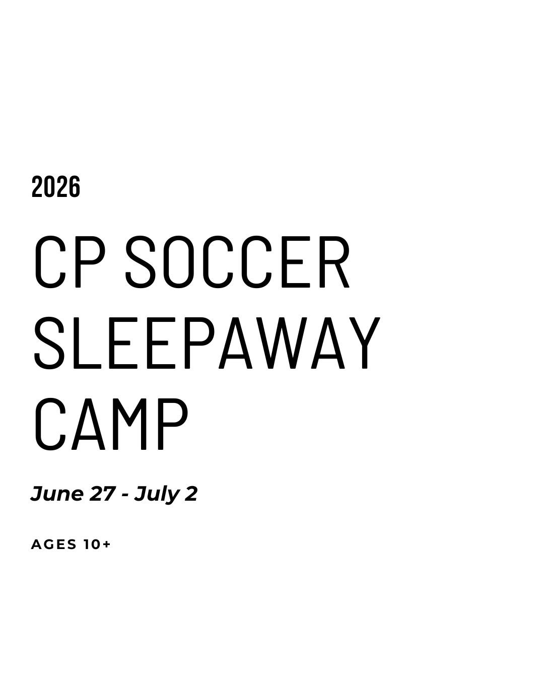 2026 CP Soccer Sleepaway Camp