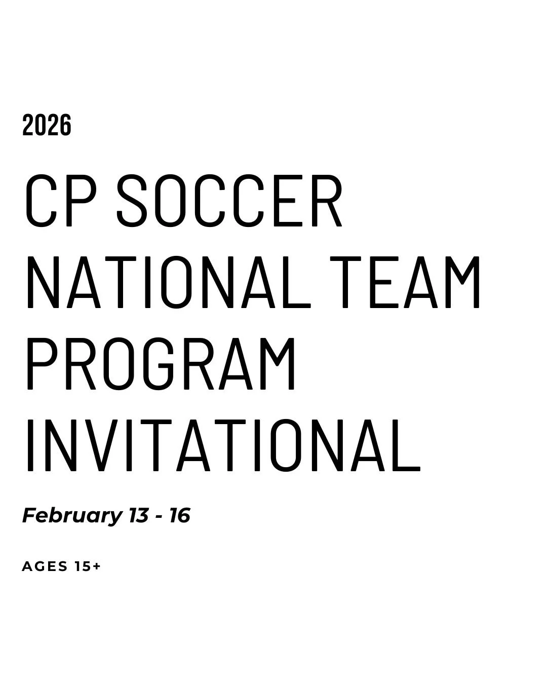 CP Soccer National Team Program Invitational