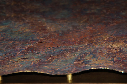 Detail of Muralis Colorata Wall Surface