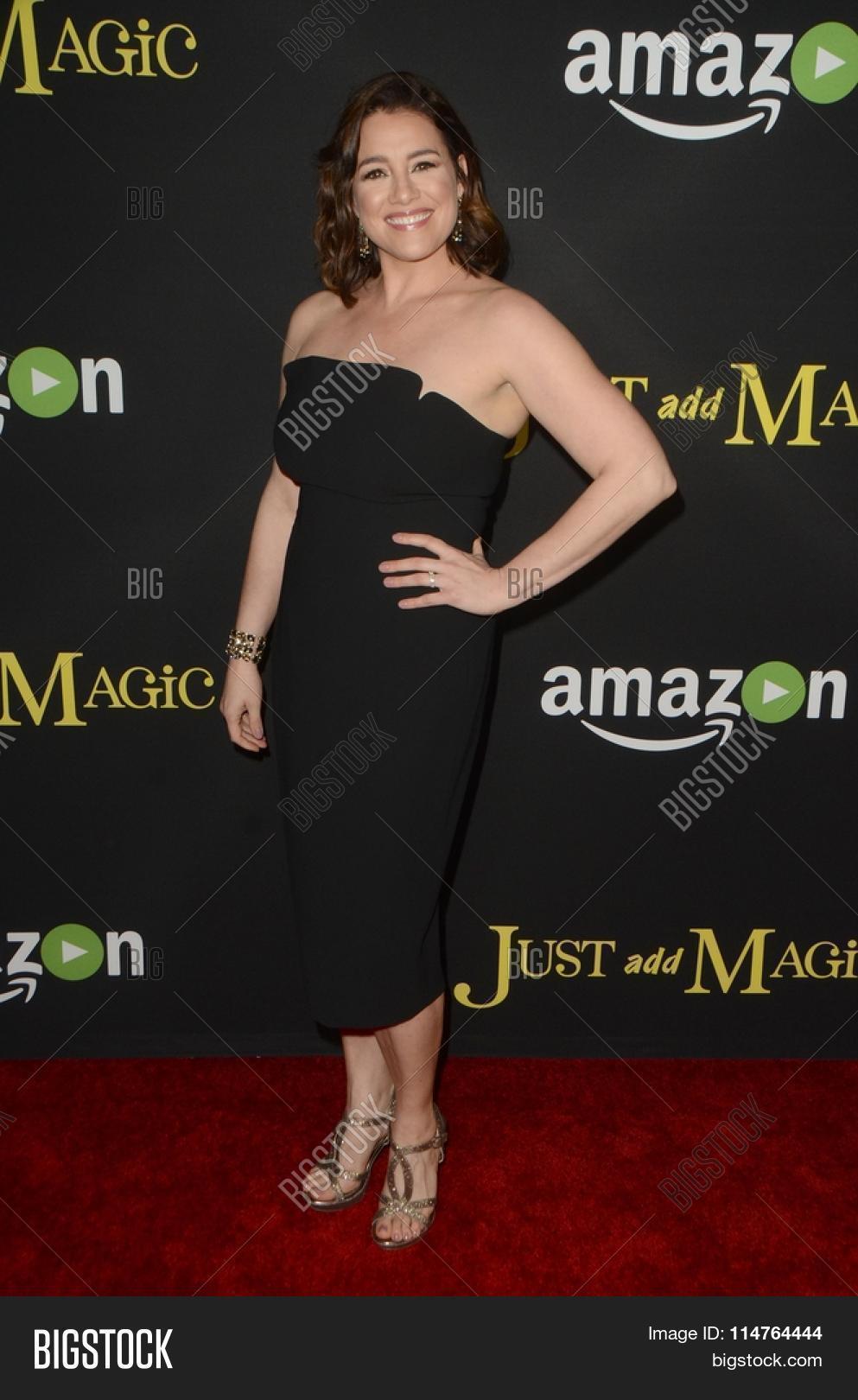 Catia Ojeda on the red carpet at the "Just Add Magic" premiere